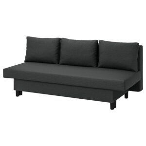 ÄLVDALEN 3-zits slaapbank Knisa donkergrijs (IKEA)
