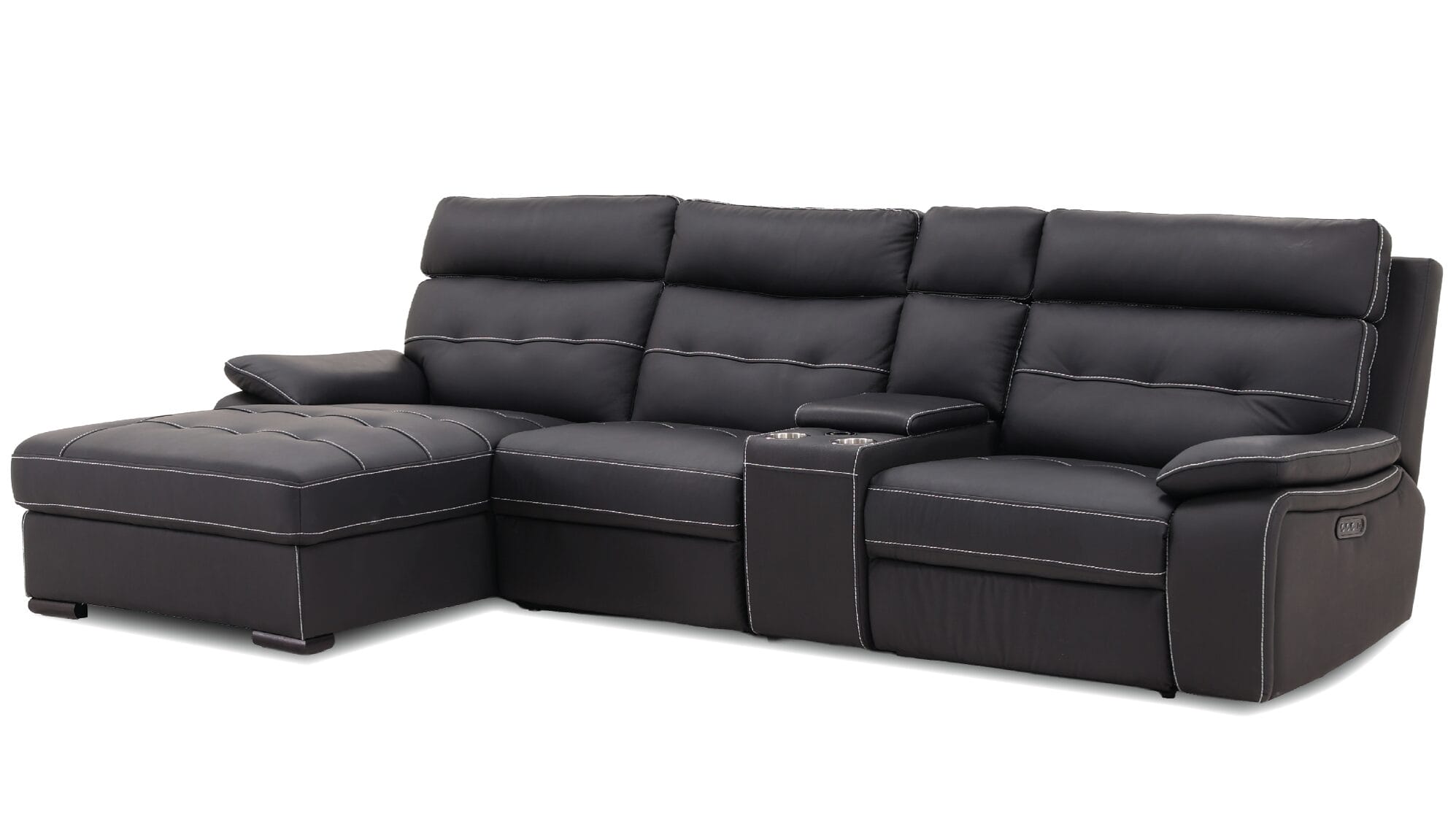 Casanova hoekbank zwart (Seats and Sofas)