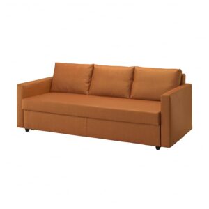 FRIHETEN 3-zits slaapbank Faringe bruinoranje (IKEA)