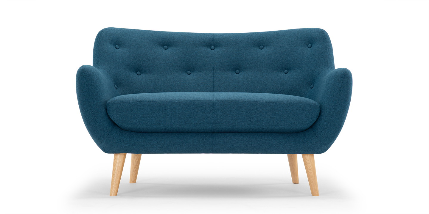 Herman, 2-zitsbank Olena Midnight Blue (Sofacompany)