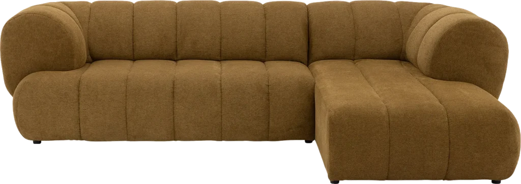 Hoekbank Weave geel (Goossens)