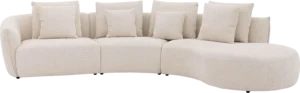 Loungebank Fay wit (Goossens)