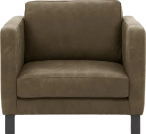 Loveseat Nuance groen leer (Goossens)