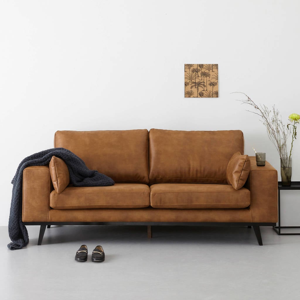 NOUS Living 2-zitsbank Torino cognac (wehkamp)
