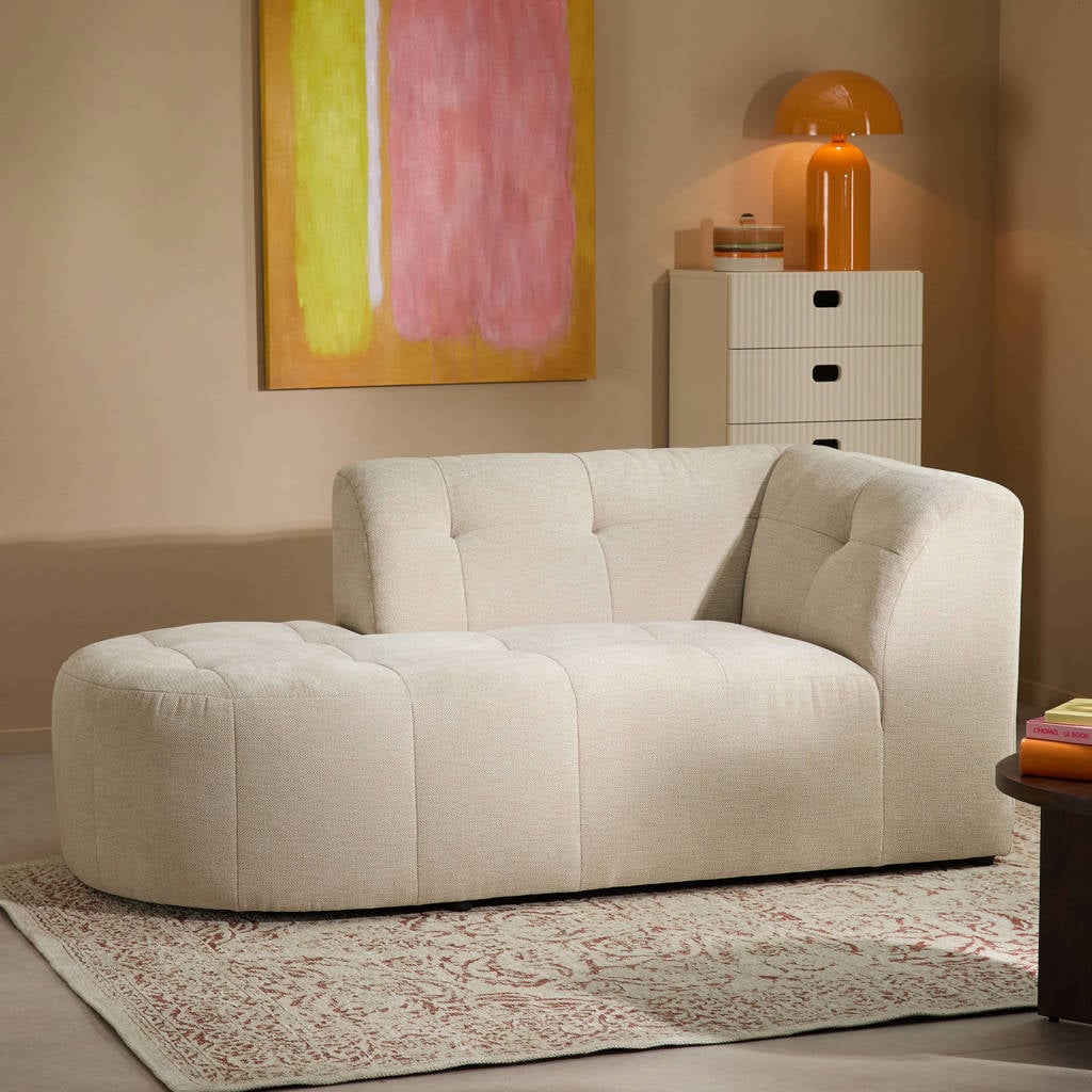 NOUS Living chaise longue Aura beige (wehkamp)