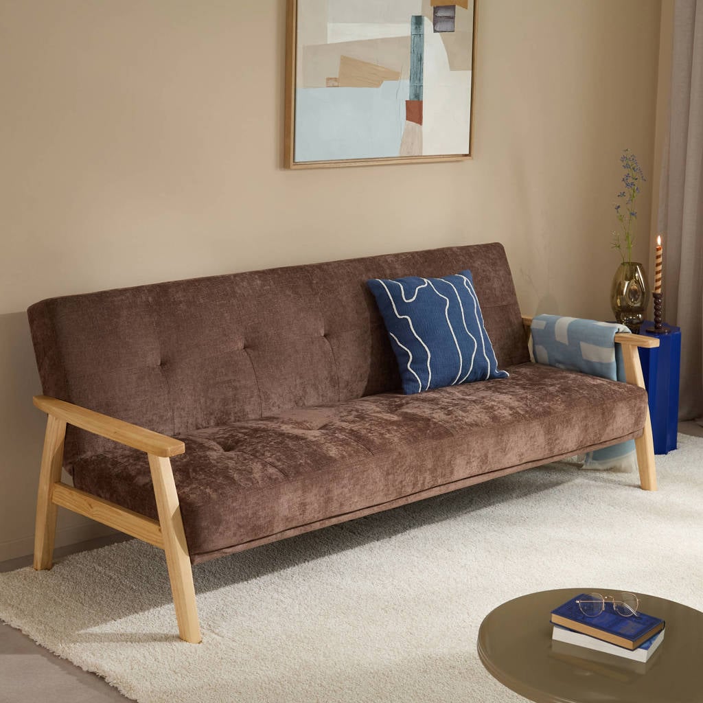 NOUS Living slaapbank Bella bruin (wehkamp)