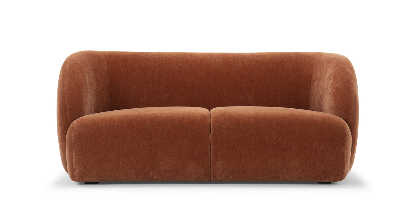 Paula, 2-zitsbank Moss rust (Sofacompany)