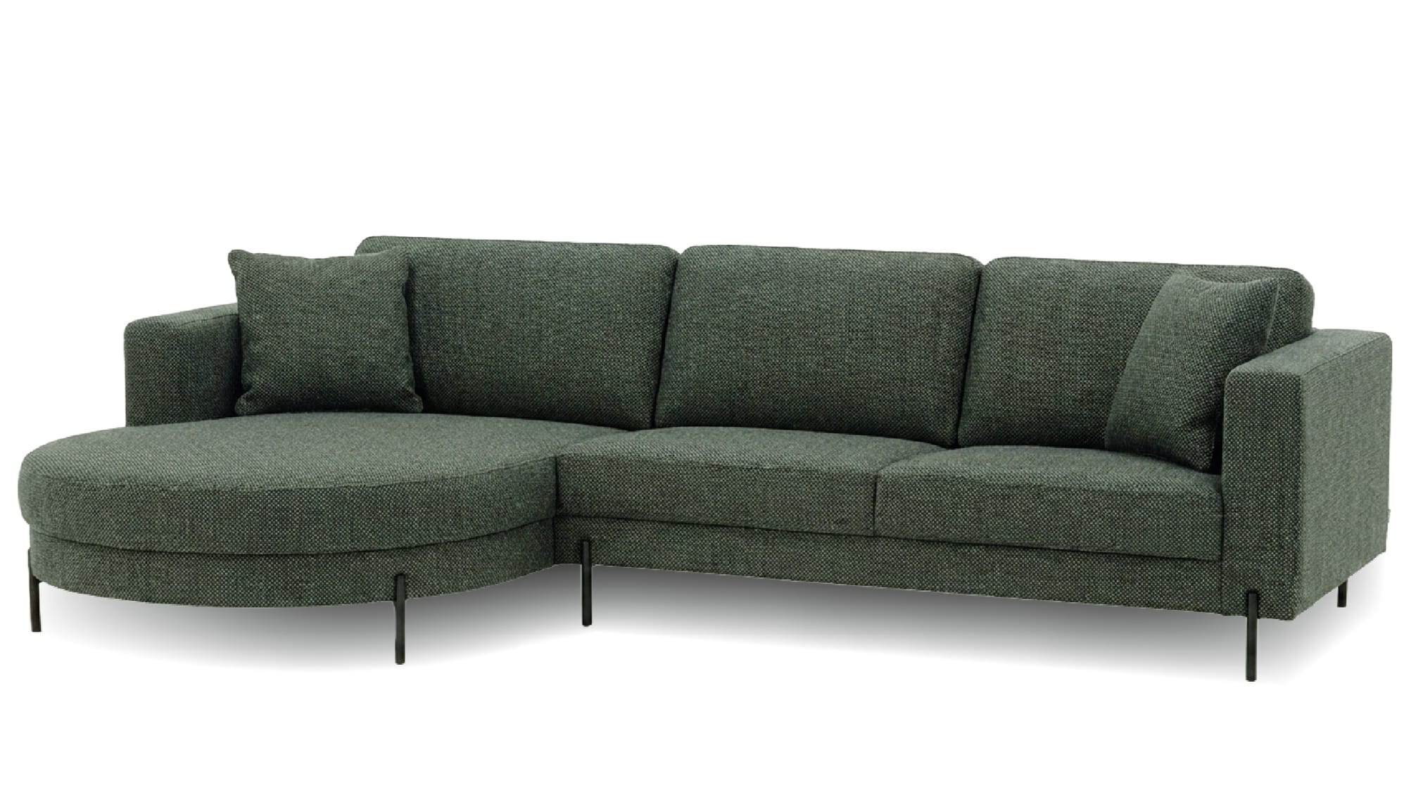 Pearl hoekbank groen (Seats and Sofas)
