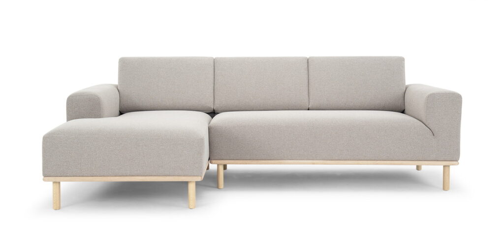 Vilmar, Chaise longue sofa links Agnes Brown (Sofacompany)